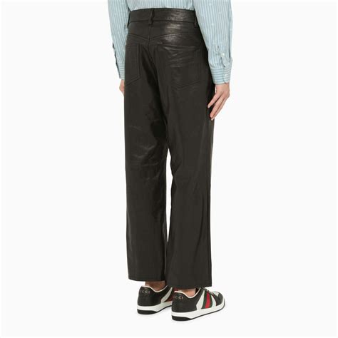 pantaloncini gucci pelle|Gucci Pantalone pelle su julian.